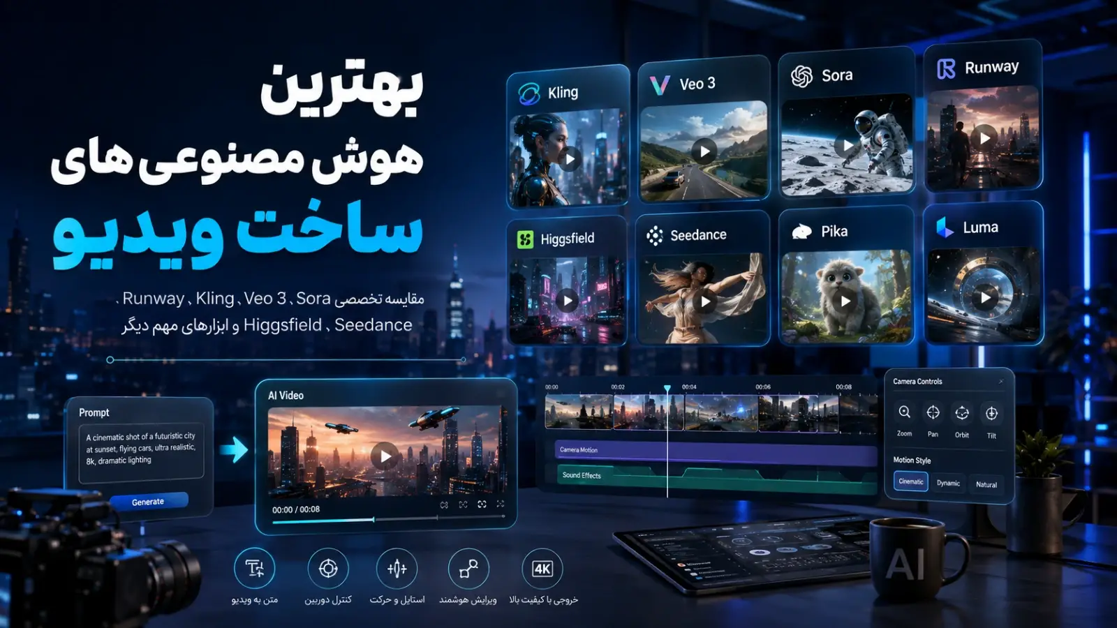 تبدیل متن به ویدیوی سینمایی با هوش مصنوعی